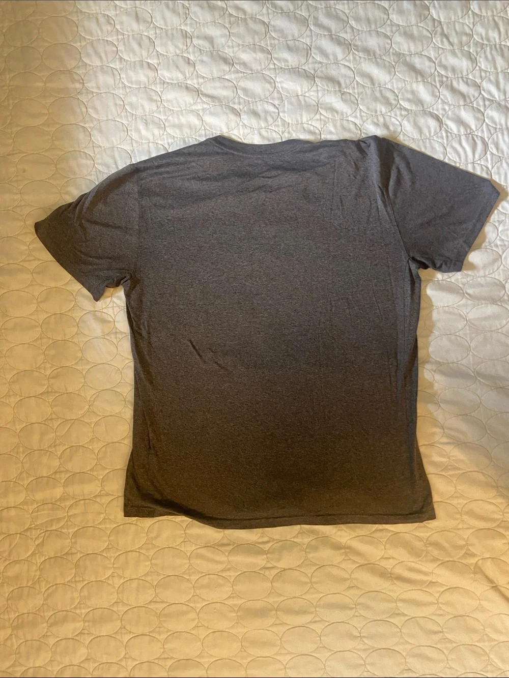 Jordan Men's Gray Michigan Wolverines Tee with Yellow Block M